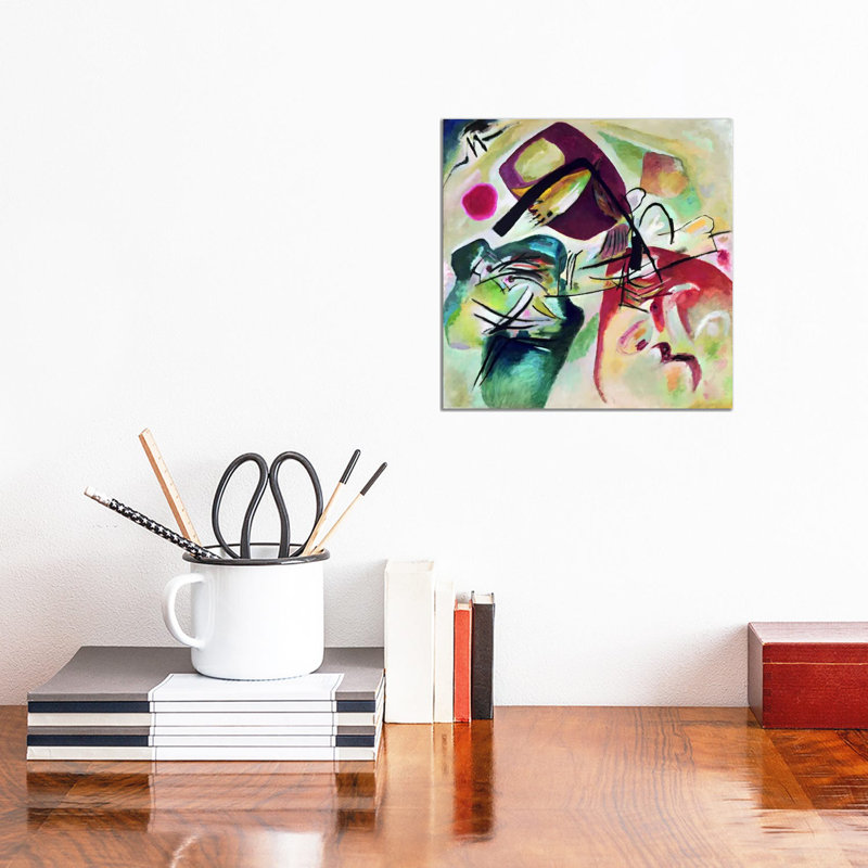 With Black Arch by Wassily Kandinsky - Wrapped Canvas Painting, 30.48 cm H x 30.48 cm W