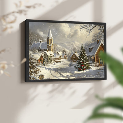 Art de Noël - CCI-II - Reproduction encadrée - Restickable