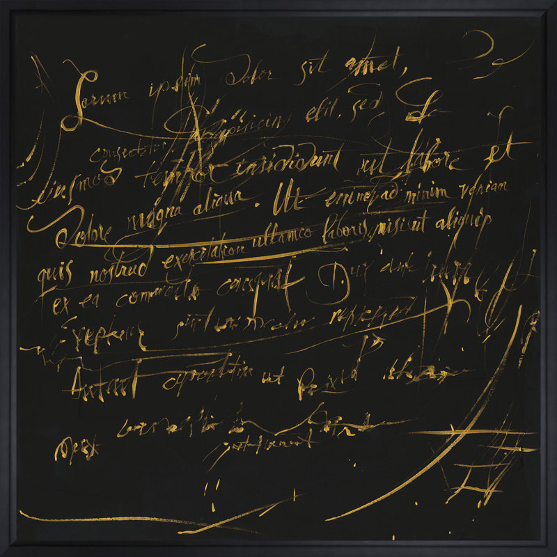 Sam Nash " Cryptic Script " by Sam Nash, 41.5" H x 41.5" W