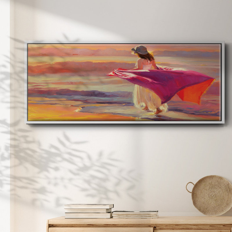 Catching the Breeze- Framed Canvas