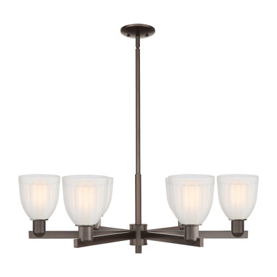 Arcadia - Brookfield - 6 Light Stem Hung Chandelier