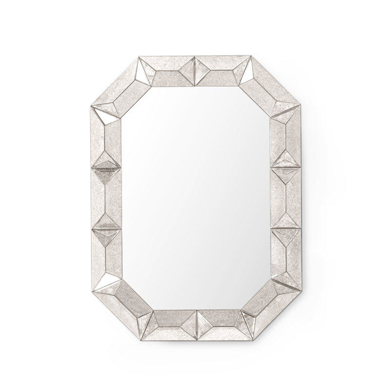 Romano Octagon Wall Mirror, Antique Mirror