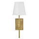 Janis Single Light Steel Dimmable Wallchiere