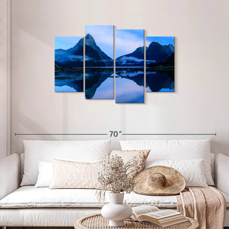Miroir Milford Sound, H 27 po x l 43 po