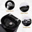 Fauteuil de massage en similicuir, lit de shampooing, noir