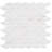 Channing 1-in. x 2.5-in. Elongated Hex Marble Look Polished Natural Stone Wall & Floor Mosaic Tile-50210660