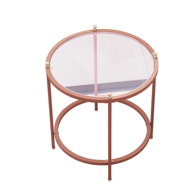 Ashalee Glass Top End Table