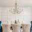 Fayga 8 - Light Steel Dimmable Empire Chandelier