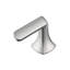 Robinet de salle de bain surdimensionné en nickel brossé Ancona Arezzo
