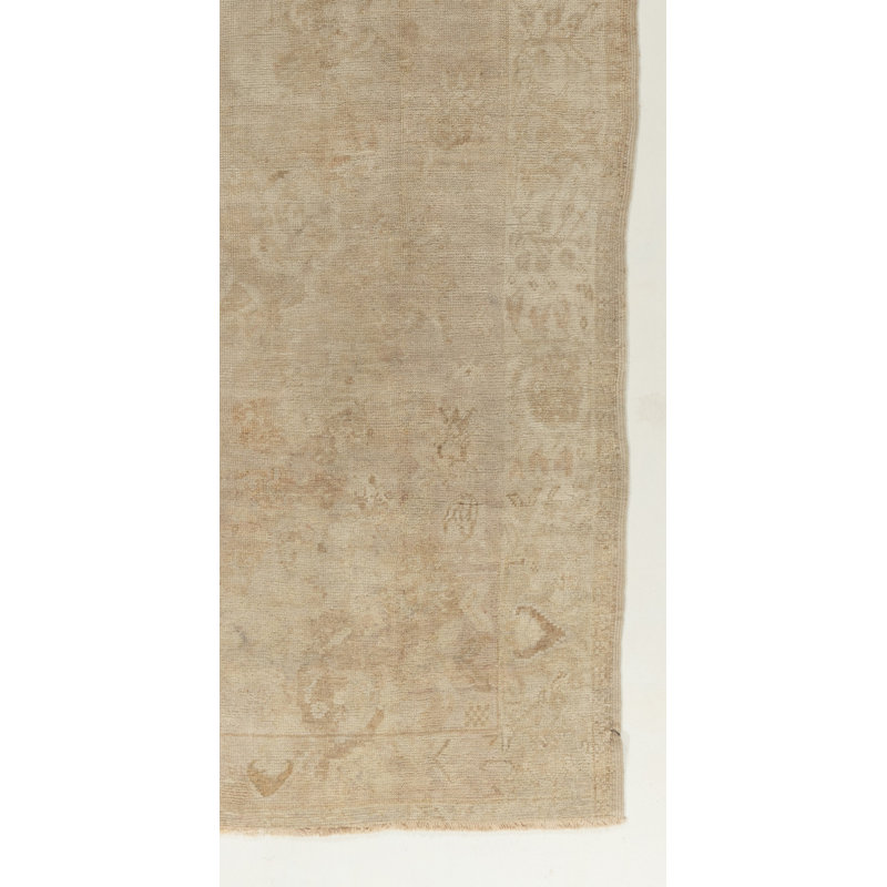 One-of-a-Kind 3'8" X 9'2" Hand Knotted Area Rug