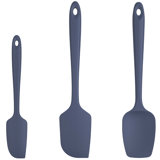 600ºF High Heat-Resistant Silicone Spatula Set Of 3, Seamless BPA-Free Kitchen Baking Cooking Mixing Scraping Flexible Rubber Silicone Scraper For Cake Non-Stick Cookware