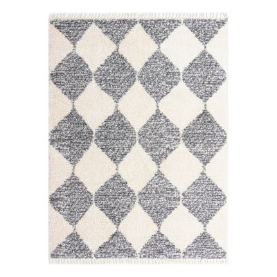 Serenity Shag Geometric Indoor Rug