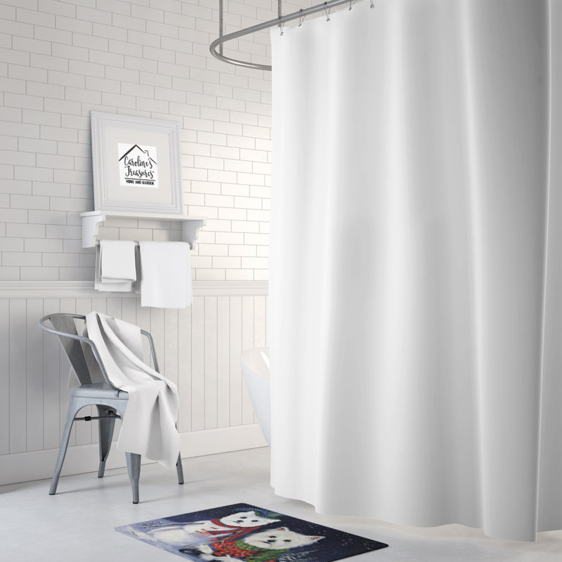 Tapis pour salle de bain Westie Christmas