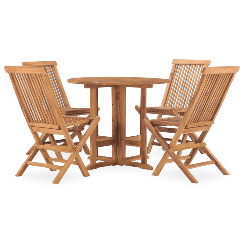 Ensemble repas pour 4 personnes Jollenta, L 35,43 po x l 35,43 po x H 29,53 po