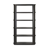 Connell Bookcase-Worn Black Veneer