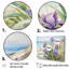 Iris mauves sur la plage, impression sur toile-1955858522-1955858512