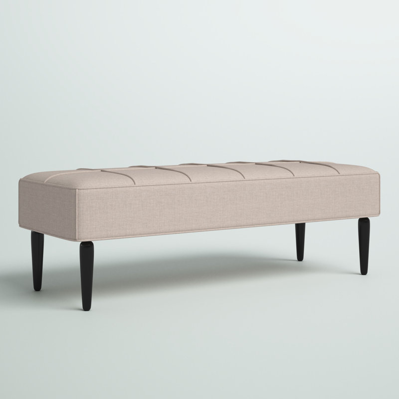 Banc rembourré Senger, Beige