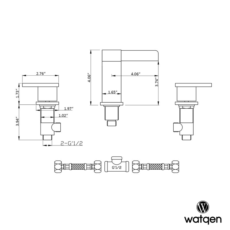 2-handle Bathroom Faucet