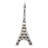 Decorative Object Porcelain Honeycomb Eiffel Tower Design For Home Office Bedroom Living Room - 14" Ivory