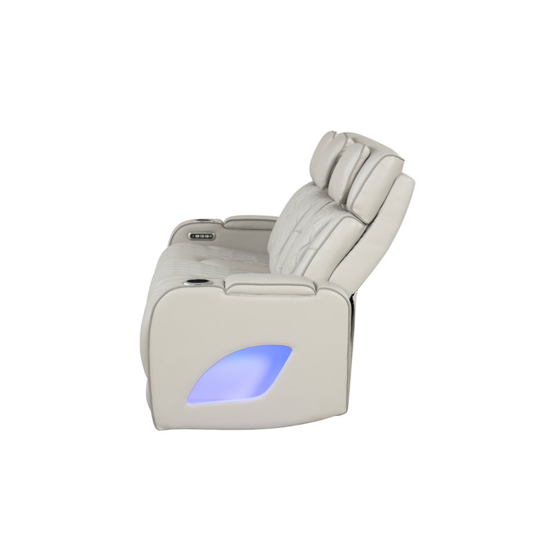 Ensemble de salon inclinable 2 pièces Fortuner, Beige