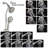 Drill-Free Stainless Steel Slide Bar Combo Rain Showerhead 7-Setting Hand, Dual Shower Head Spa System-124897433