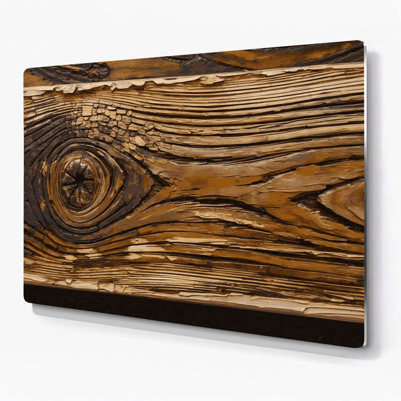 Art mural en métal brun, réplique de l'Action de grâce, H 288 po x l 432 po x P 0,05 po