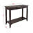Gael Single Drawer Console Table With Open Shelf in Cappuccino, 29.91'' H X 39.87'' W X 13.53'' D
