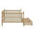 Traditional Style Rattan Daybed With 2 Drawers-1843108499