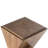 Modern Farmhouse Geometric Wood Grain End Table With Structural Design-1739591909