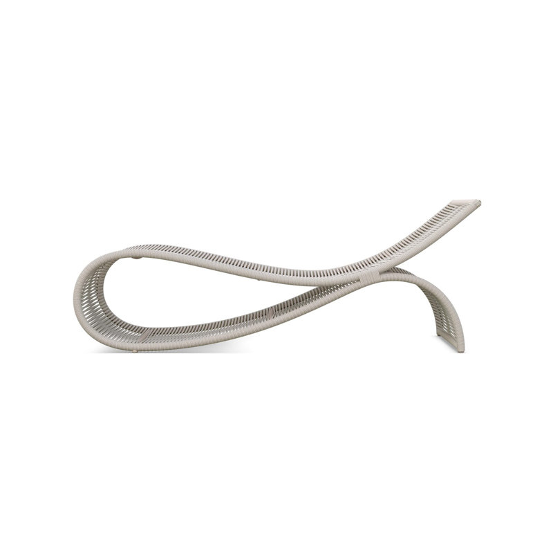 Wave Lounge Chair Morel, Matte Ivory