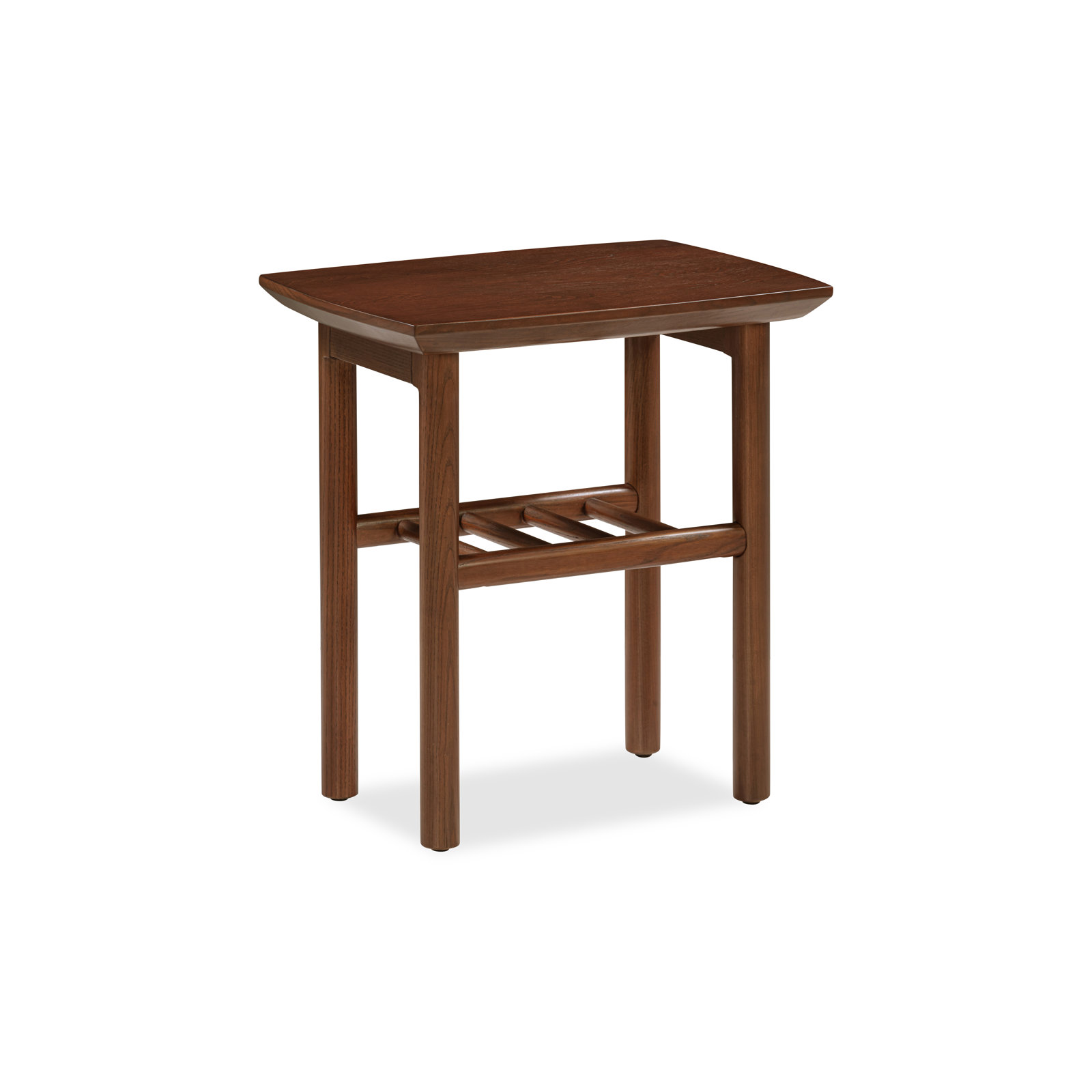 Pope 20" Walnut End Table, Dark Walnut
