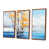 Cadre flottant brun