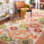 Beige/Orange/Green