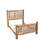Fireside Lodge Cedar Log Small Spindle Bed - King - Vintage-89992120-89992115