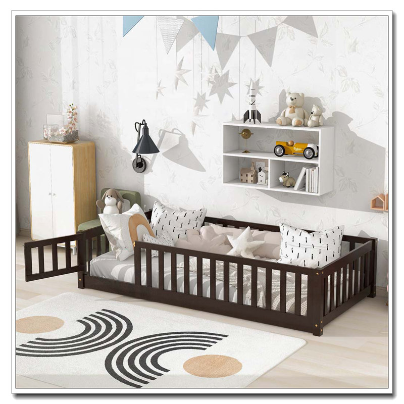 Lit en bois, Lit double, Espresso