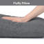 Coussin de hamac avec attaches, 40,1 po x 14,6 po, un compte (paquet de 1), gris foncé-698093883