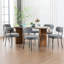 Chaises de salle à manger rembourrées Boucle-889769725