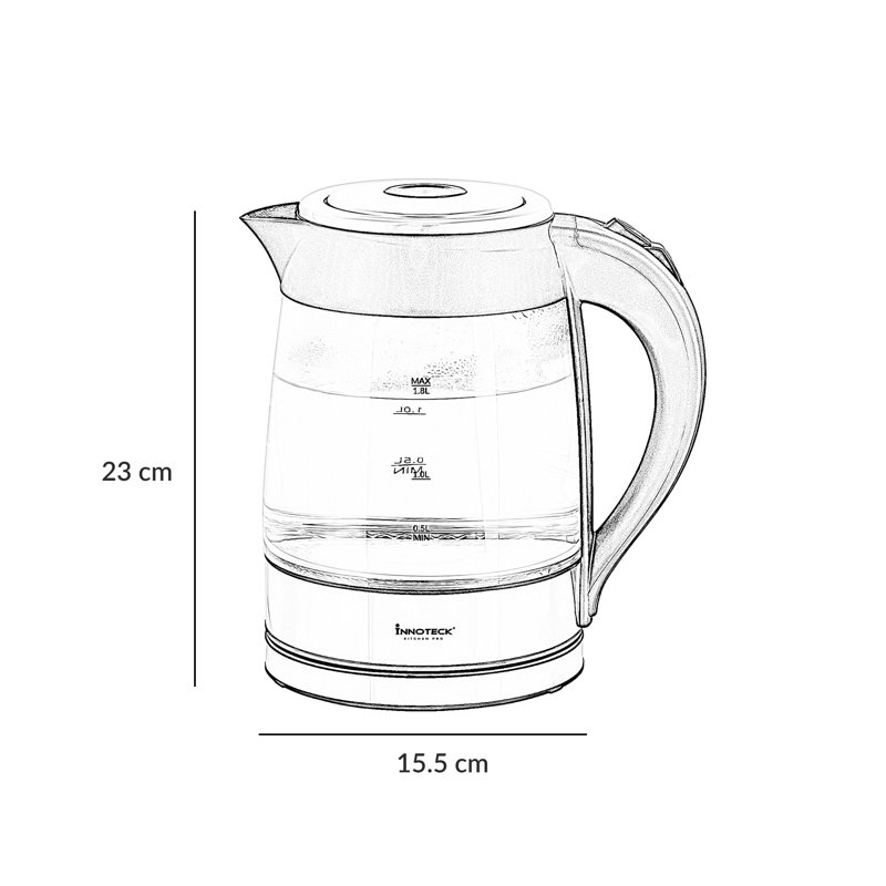 Innoteck Kitchen Pro 1.8L Electric Tea Kettle
