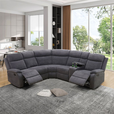 Ensemble de canapé inclinable 3 pièces Stripe