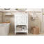 Meuble-lavabo de 20 po avec lavabo en céramique, armoire de rangement avec tablette ouverte, armoire de salle de bain rétro avec 2 tiroirs-2111362319-2111362312-2111362318