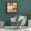 Art mural sur toile foncé, Laura-101101421-101101426