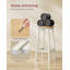 Bar Stool with Metal Frame and Footrest-2105060663