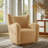 Montrose Wingback Sherpa Swivel Accent Chair-108579759