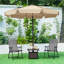 Outdoor Wicker Bistro Table