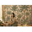 Panneau mural jungle tropicale Illustration botanique murale rétro-129447021-129447024
