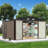 Galvanized Steel Horizontal Storage Shed-93574006-93574008