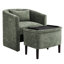 Fauteuil demi-tonneau avec pouf avec rangement Lane (ensemble de 2)-767963555