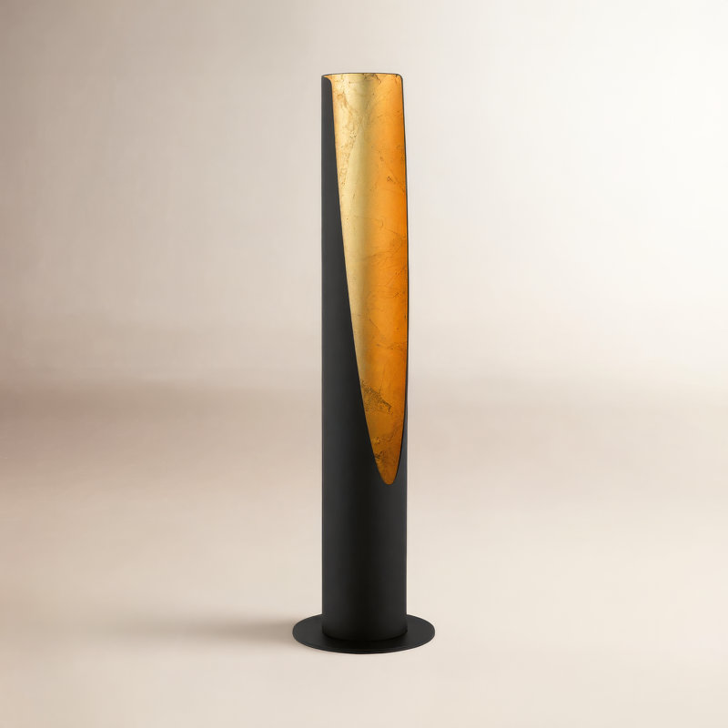 Axis 15.5" Torchiere Lamp, Black/Gold