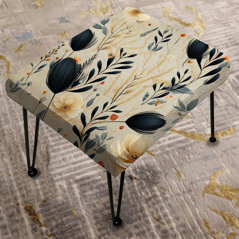 Motif de fougères nomades élégantes Boho
