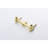 Wall Mounted Gold Bathroom Sink Faucet - Brass, Drip- Cartridge, Elegant Style Build, 7-Layer Finish, Easy Water Control-124242016